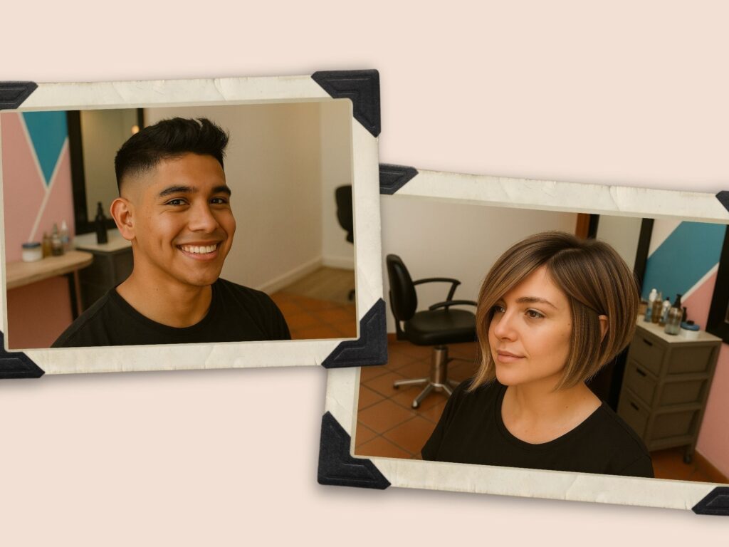 peluqueria villa de leyva foto de clientes de milena estilo